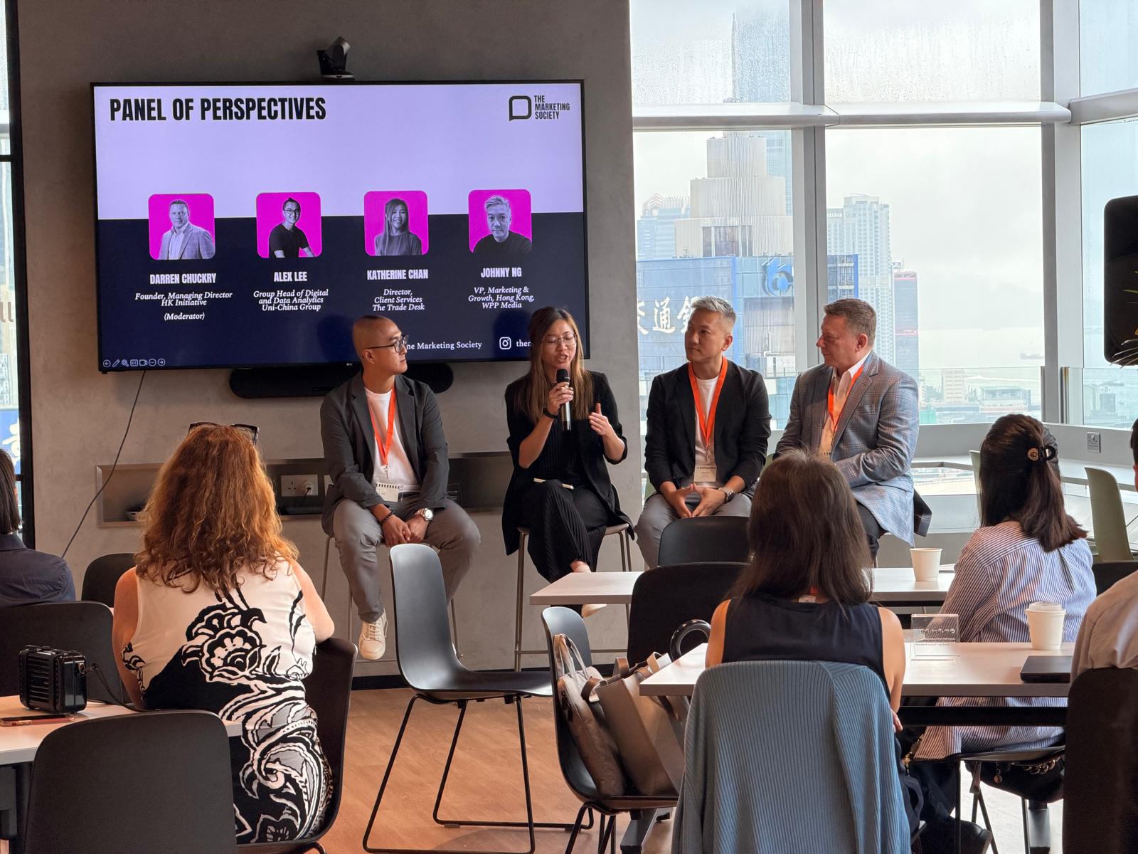 A panel discussion pic from the recently held 'Is TV Dead?' event in HK