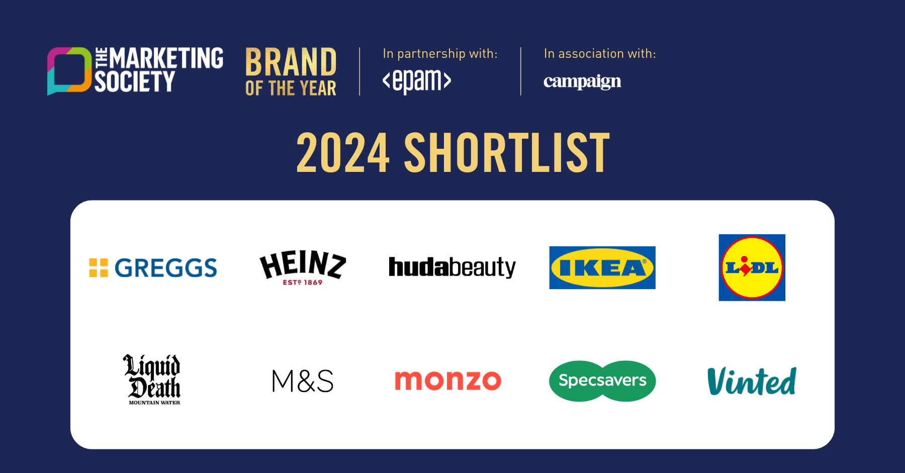 Brand of The Year 2024 Shortlist