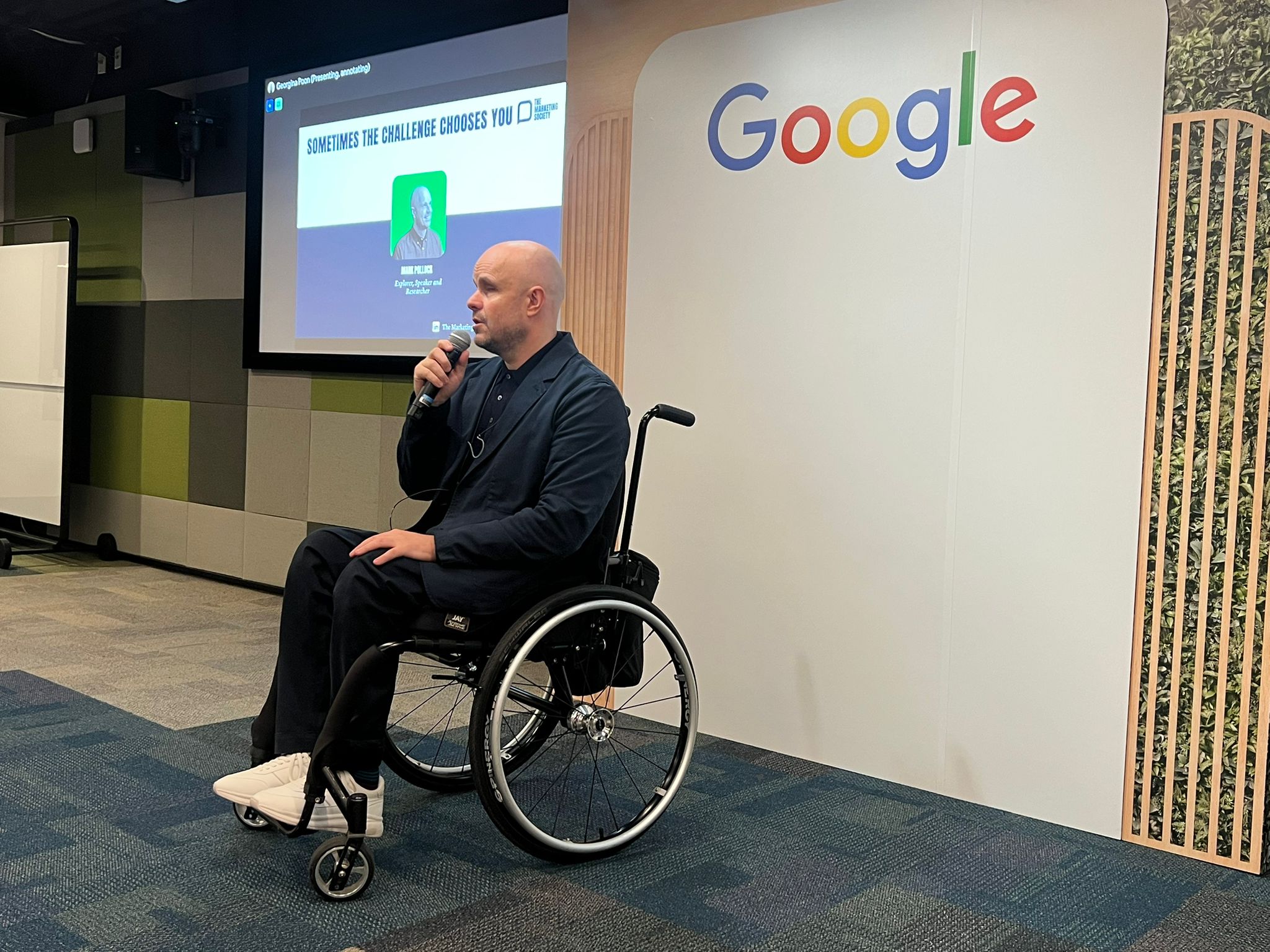 Mark Pollock talking for The Marketing Society Hong Kong