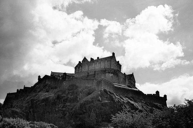 The Castle dominates Edinburgh’s skyline.