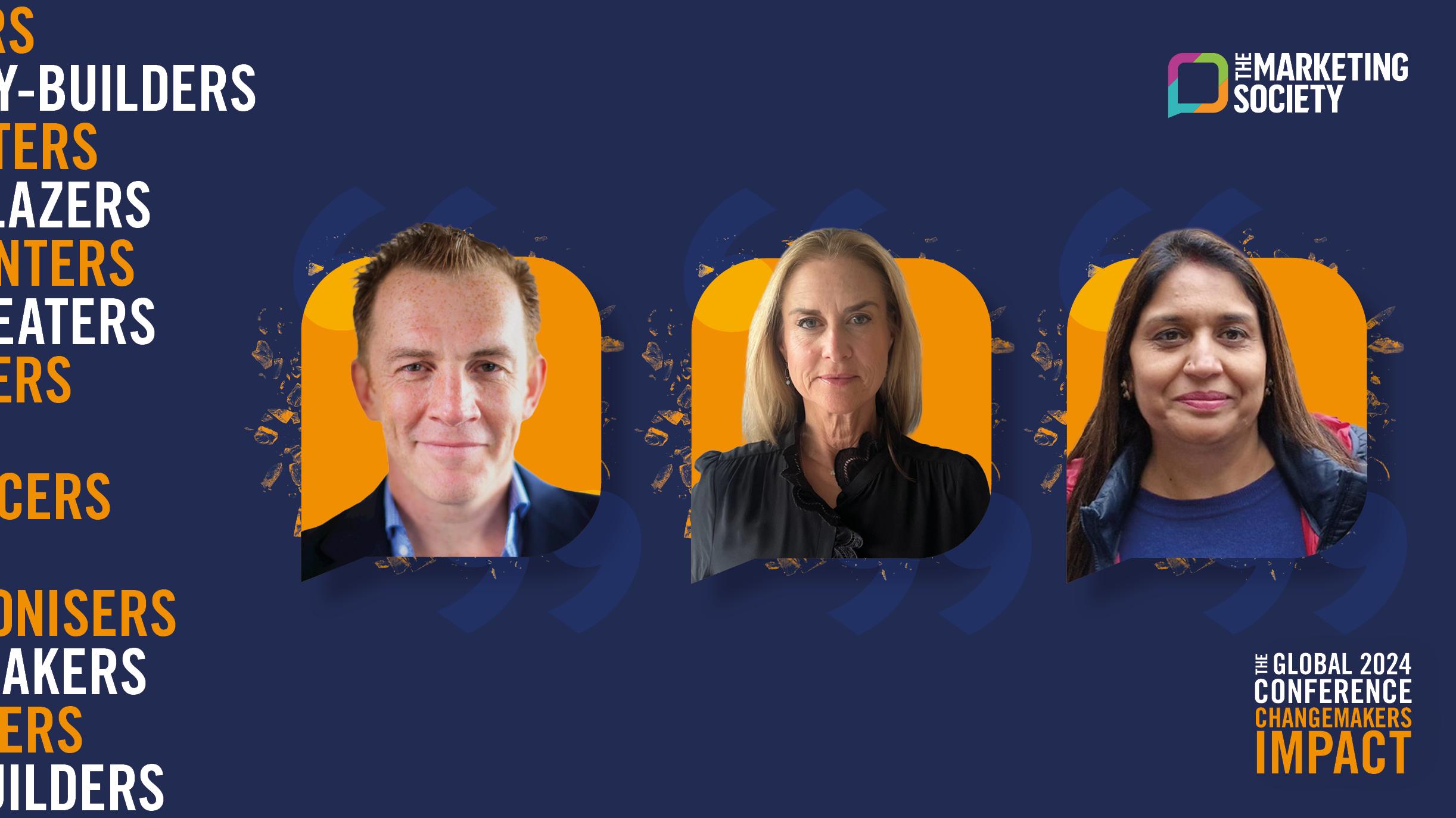 The Marketing Society Annual Conference 2024: Patrick, Natasha and Seema