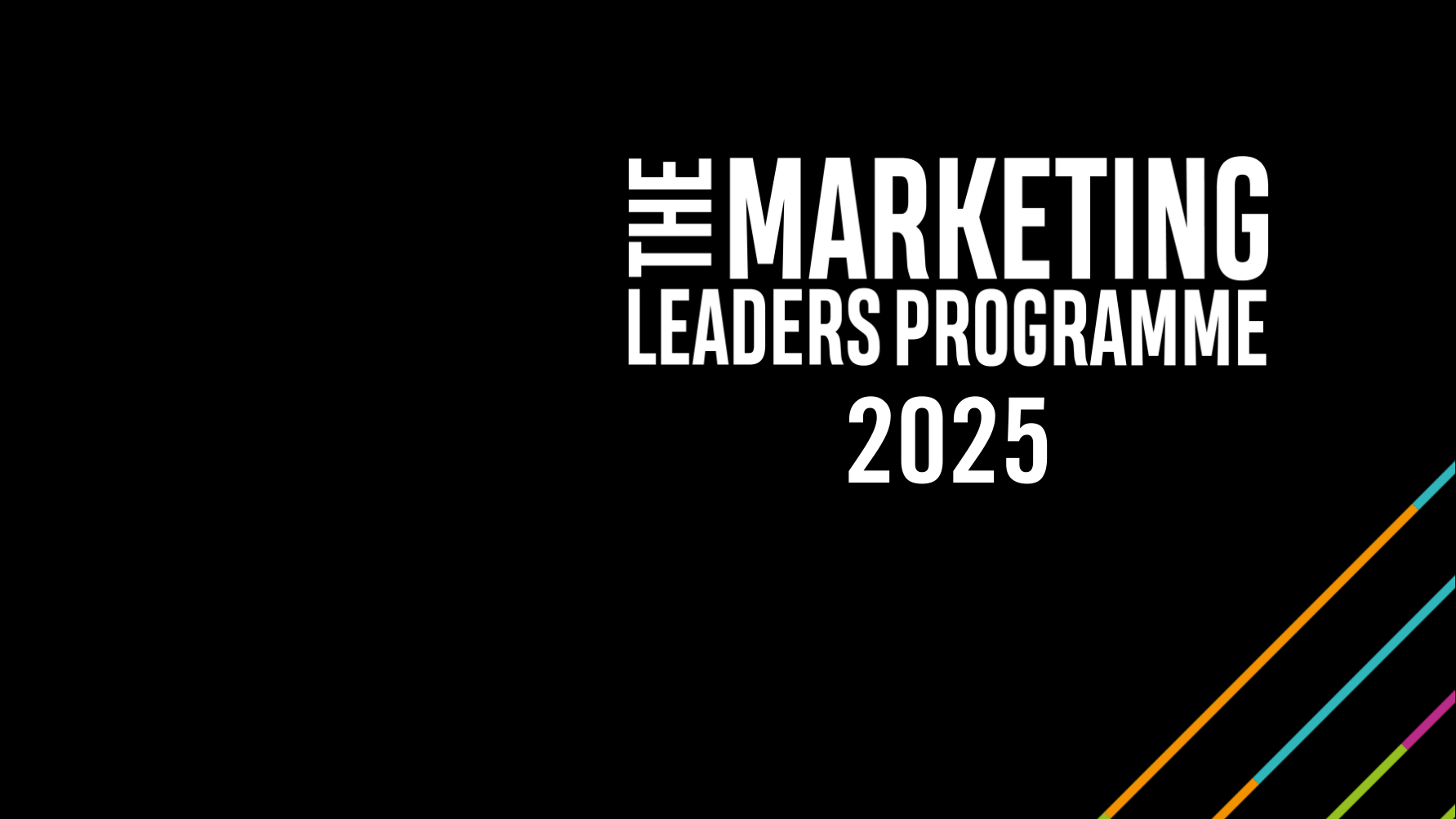 Marketing Leaders Programme 2025