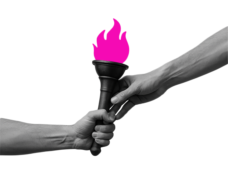 Passing a torch