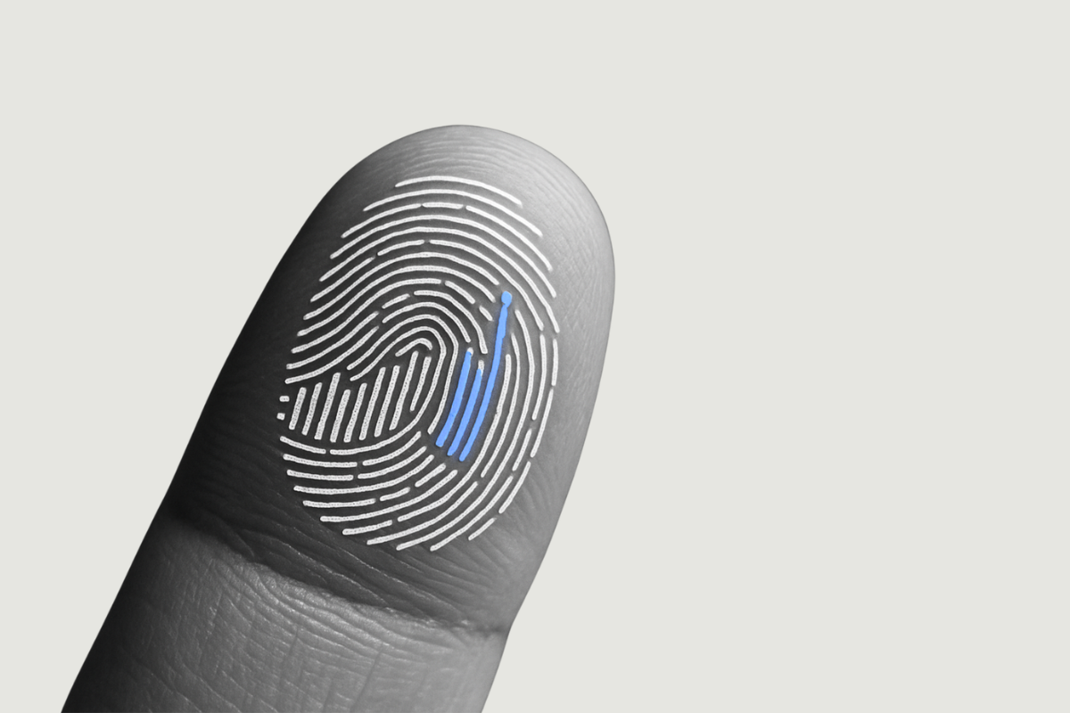 Data found a finger print