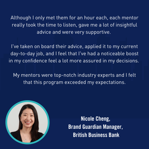 Nicole Cheng,  Brand Guardian Manager,  British Business Bank