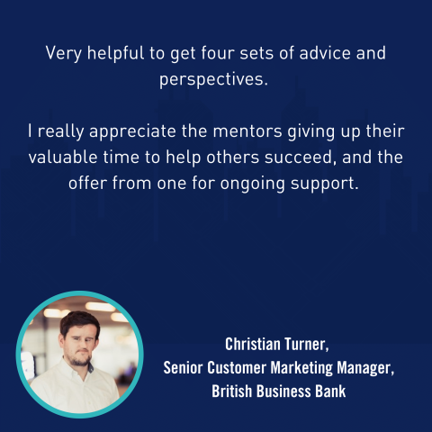 Christian Turner,  Senior Customer Marketing Manager,  British Business Bank 