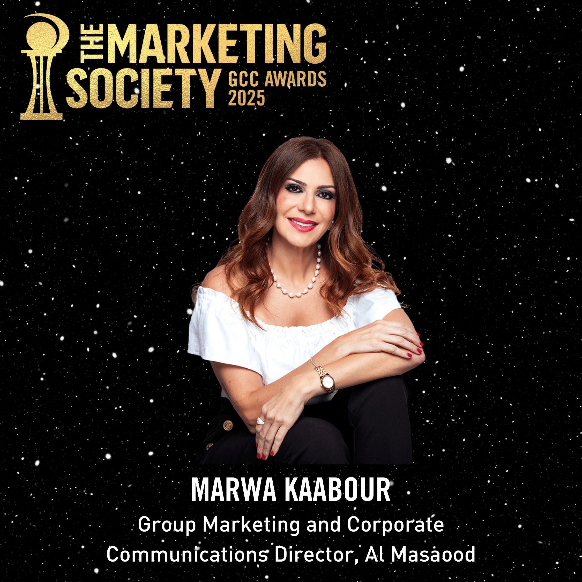 Marwa Kaabour The Marketing Society GCC Awards Judge