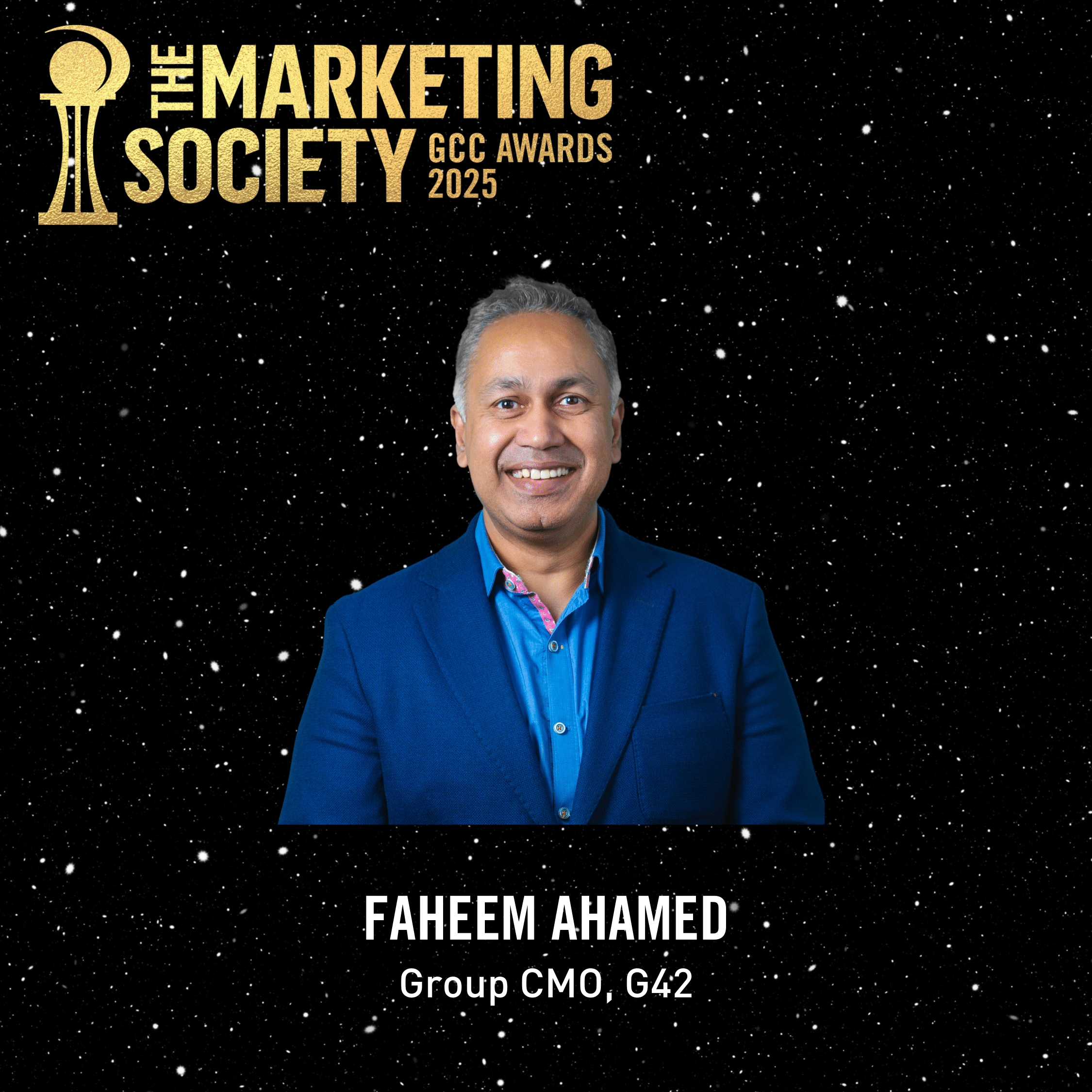 Faheem Ahamed The Marketing Society GCC Awards Judge 