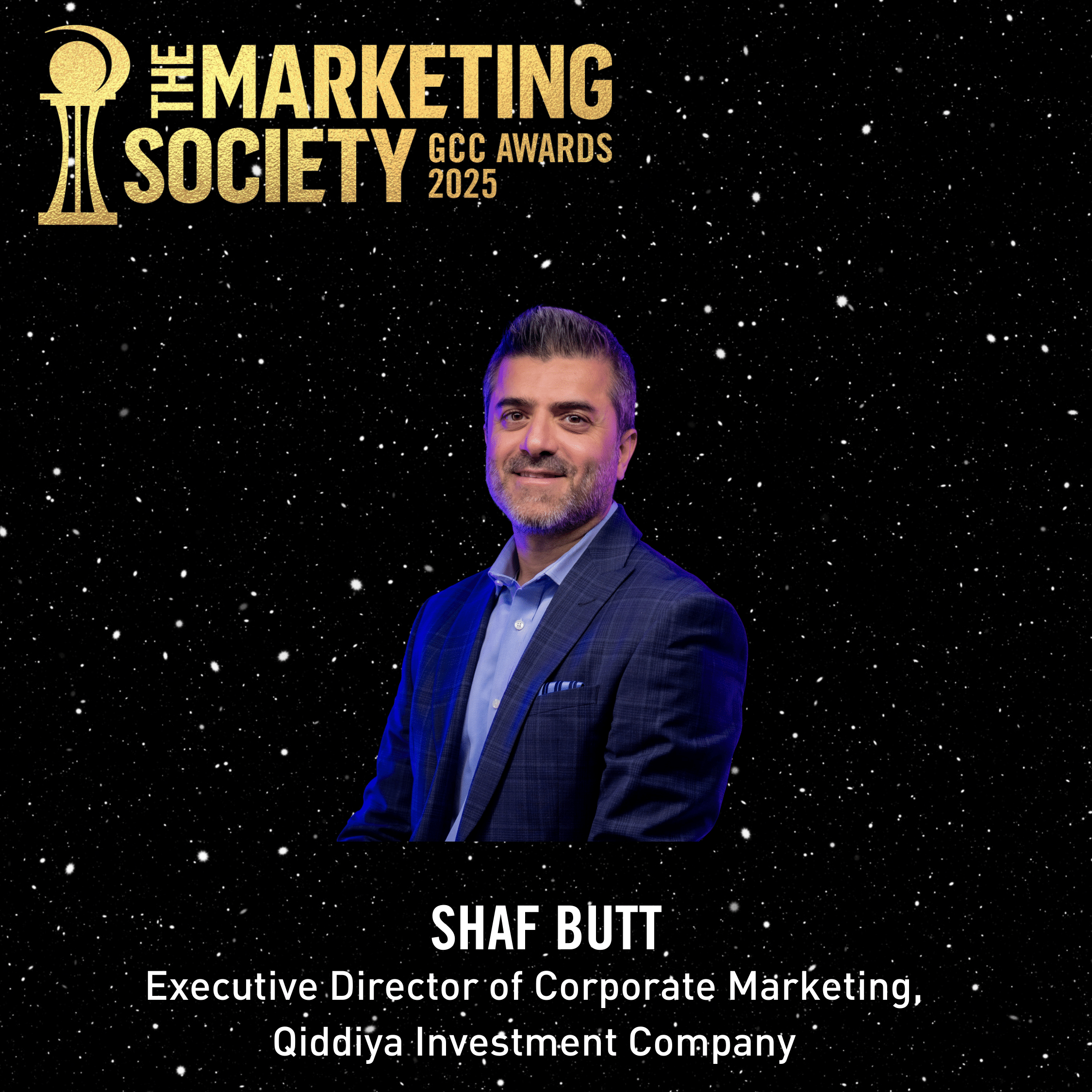 Shaf Butt The Marketing Society GCC Awards Judge 2025