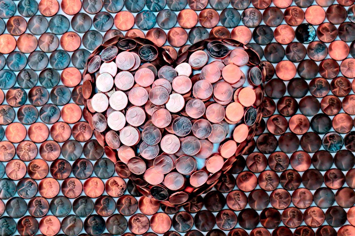 Heart of coins