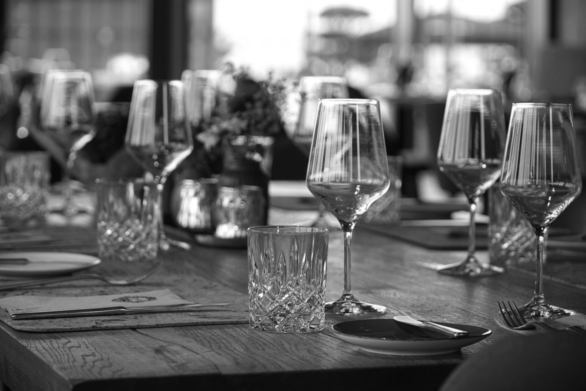 Table set for dinner