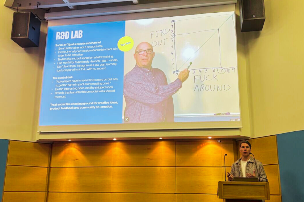 presentation shot