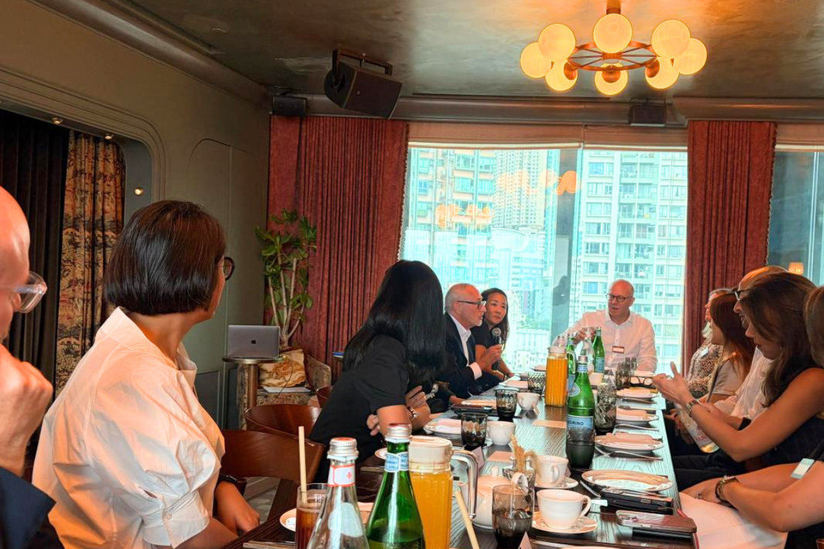 Guests from a recently held Changemakers Club Breakfast in Hong Kong