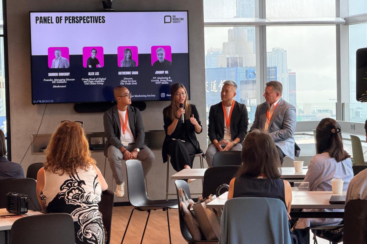 A panel discussion pic from the recently held 'Is TV Dead?' event in HK