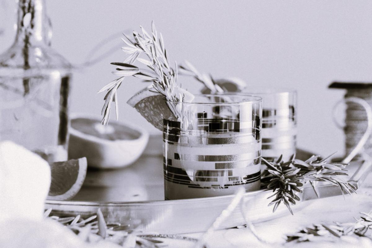 A cocktail glass