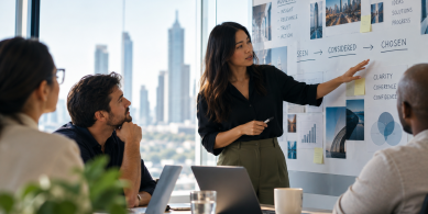 B2B marketing team building buyer confidence through connected strategy.