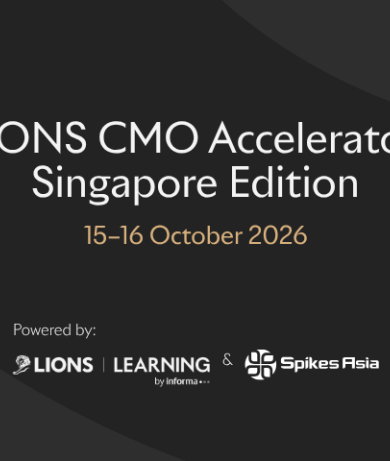 LIONS CMO Accelerator Singapore Edition Banner